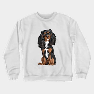 Cavalier King Charles Spaniel - Black and Tan Crewneck Sweatshirt